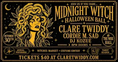 Midnight Witch Halloween Ball