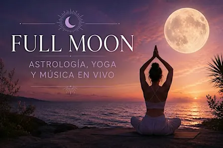 FULL MOON Yoga by the Sea with Live music