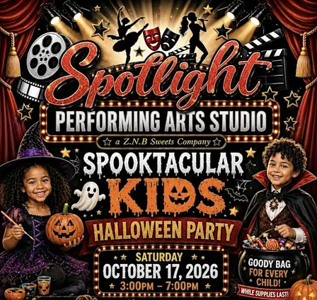 SPOTLIGHT’S SPOOKTACULAR KIDS HALLOWEEN PARTY