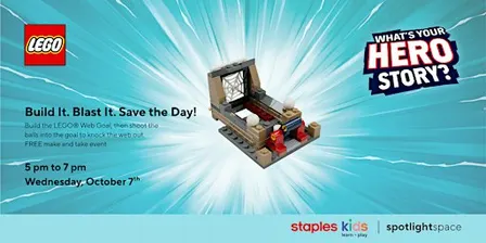LEGO® Build It. Blast It. Save the Day! at Staples Store 262
