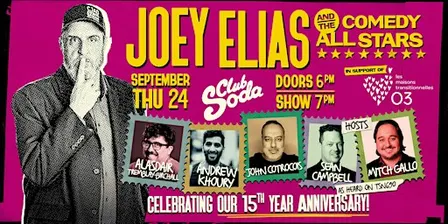 JOEY ELIAS AND THE COMEDY ALL-STARS 2026