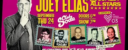 JOEY ELIAS AND THE COMEDY ALL-STARS 2026