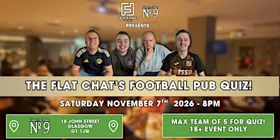 The Flat Chat's Football Pub Quiz 11!