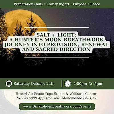 Salt + Light: A Hunter's Moon Breathwork Journey