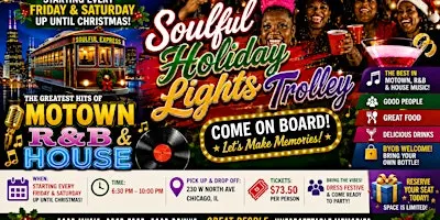 Soulful Holiday Lights Trolley Celebrating Motown, R& B & House