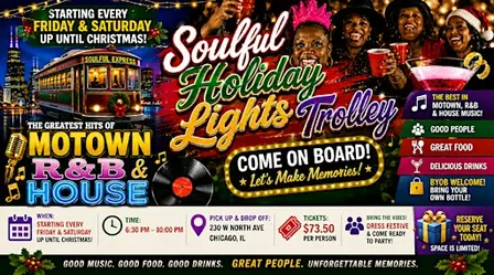 Soulful Holiday Lights Trolley  Celebrating  Motown, R& B & House