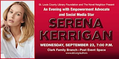 Author Event - Serena Kerrigan, Dating Expert & Social Media Star
