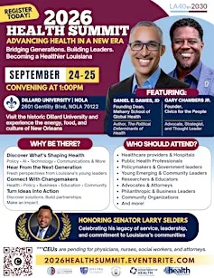 2026 Health Summit: Advancing Health in a New Era