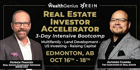 Real Estate Investor Accelerator 3-Day Bootcamp (Edmonton) [101626]