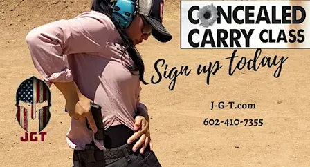 Arizona Concealed Carry Permit class $79