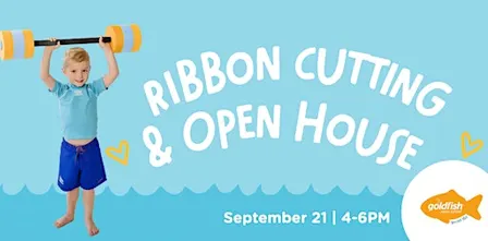 Goldfish Swim School Brighton Ribbon Cutting + Open House