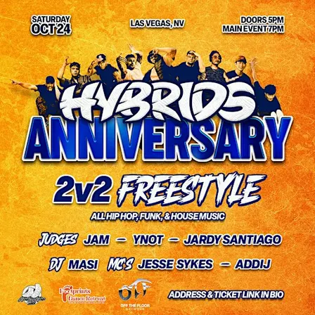 Hybrids Anniversary: 2v2 Freestyle Dance Battle