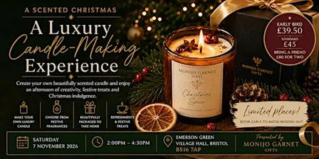 A Scented Christmas: A Luxury Candle-Making Experience
