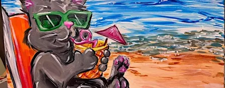 Paint and Sip "Paw-Colada in Hand"
