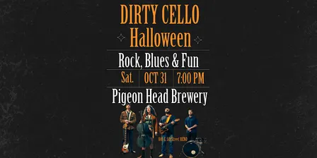 Dirty Cello Halloween at Pigeon Head Brewery