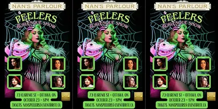 Nan's Parlour Peelers Halloween