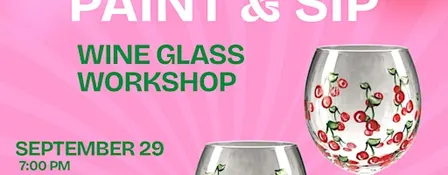 Paint & Sip Wine Glass Workshop