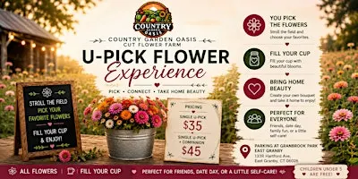 U-PICK Flower Experience on the farm