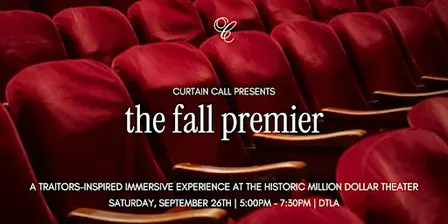 A Traitor's Game: Curtain Call - The Fall Premier