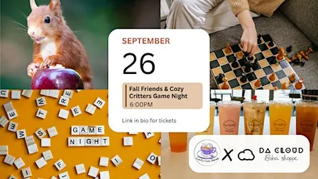Fall Friends & Cozy Critters Game Night