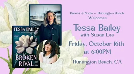 Tessa Bailey celebrates BROKEN RIVAL at Barnes & Noble - HB