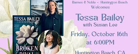 Tessa Bailey celebrates BROKEN RIVAL at Barnes & Noble - HB