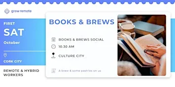 Books & Brews: A Reading Social for Remote & Hybrid Workers in Cork