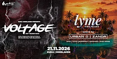 KUKA DINSLAKEN ⚡️ 360 GRAD TECHNO – VOLTAGE ROOM x AFRO HOUSE - LY️ME ️⚡️