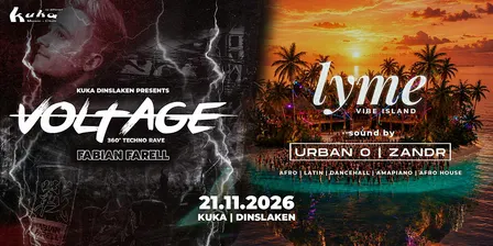 KUKA DINSLAKEN ⚡️ 360 GRAD TECHNO – VOLTAGE ROOM x AFRO HOUSE - LY️ME ️⚡️