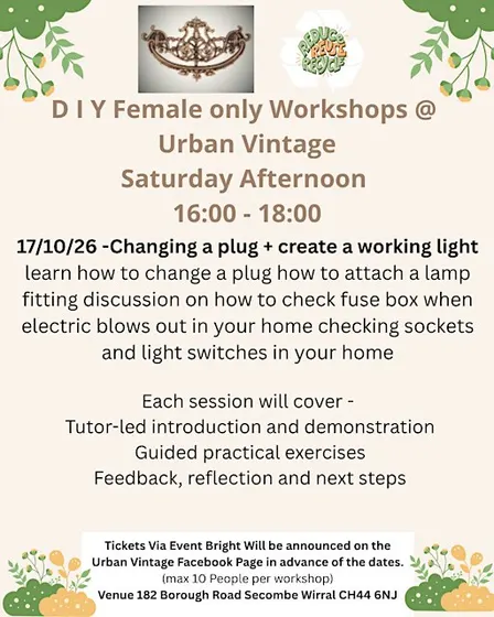 Changing a Plug and making a lamp fitting - 17.10.26 - Female Only
