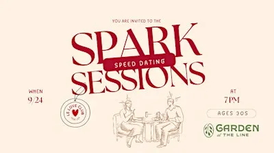 Spark Sessions: Modern Speed Dating Event (Ages 30s)