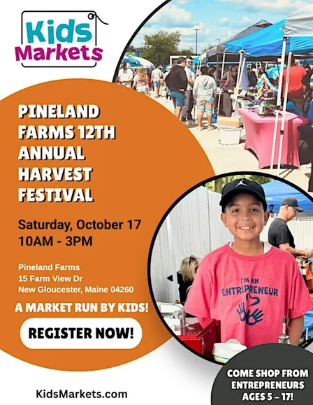 Kids Markets at Pineland Farms 12th Annual Harvest Festival