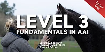 Fundamentals in Animal Assisted Interventions - Level 3 Taster Day