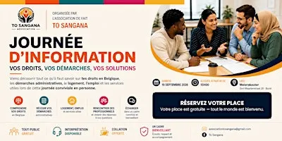 JOURNÉE D'INFORMATION/INFORMATIEDAG To Sangana