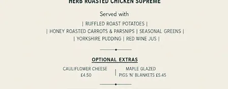 G’S X THE VAULT SUNDAY ROASTS