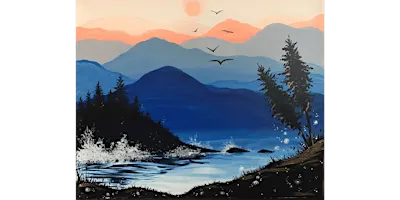 Misty Mountains - Paint and Sip in Cincinnati | Classpop!™