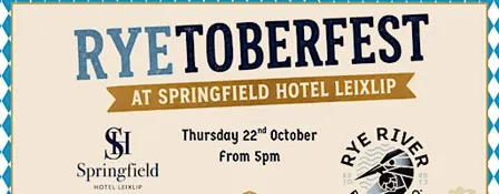 OKTOBERFEST – RYETOBERFEST AT SPRINGFIELD HOTEL