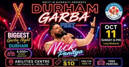 DURHAM Garba Fest 2026 (INDOOR - Whitby)