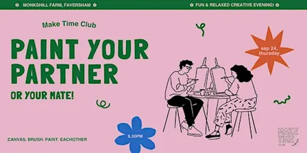 Paint your partner! Or your mate.