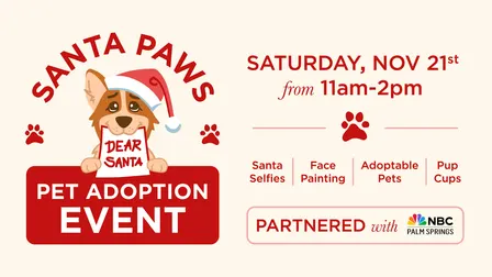 Santa Paws: A Pet Adoption Event in Indio