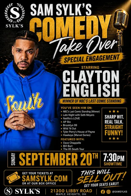 Comedy Takeover Starring Clayton English