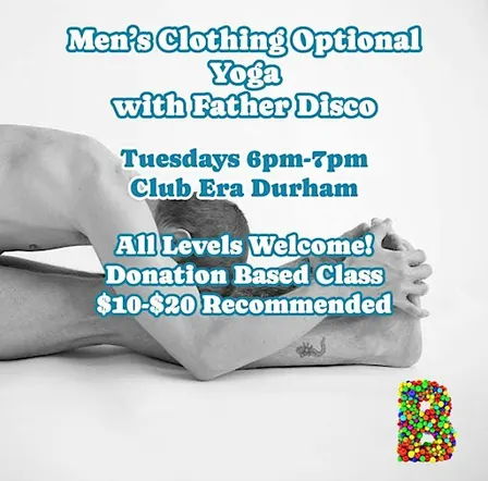 Men's Clothing Optional Yoga Tuesday