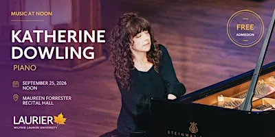 Music at Noon:  Katherine Dowling, piano