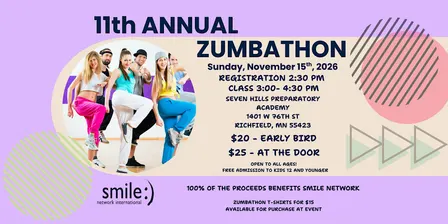 11th Annual Zumbathon benefiting Smile Network International