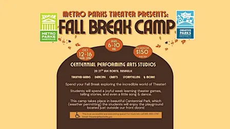 2026 Fall Break Theater Camp!