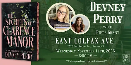 Devney Perry with Pippa Grant Live at Tattered Cover Colfax
