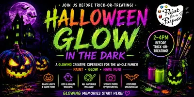GLOW-IN-THE-DARK HALLOWEEN PAINT NIGHT