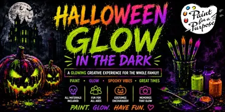 GLOW-IN-THE-DARK HALLOWEEN PAINT NIGHT