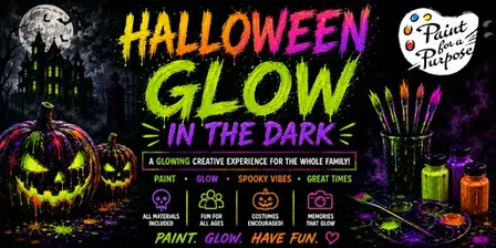 GLOW-IN-THE-DARK HALLOWEEN PAINT NIGHT