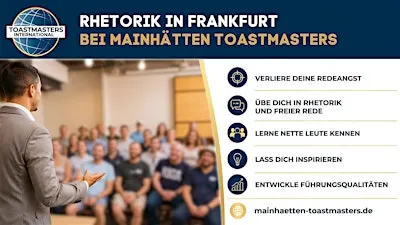 Rhetorik bei Mainhätten Toastmasters